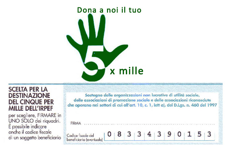 Dona il 5 per milleVert